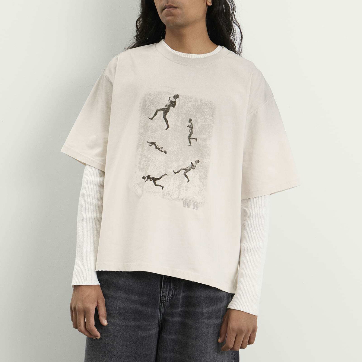 Won Hundred Men's Houston Run T-Shirt in Nimbus Cloud