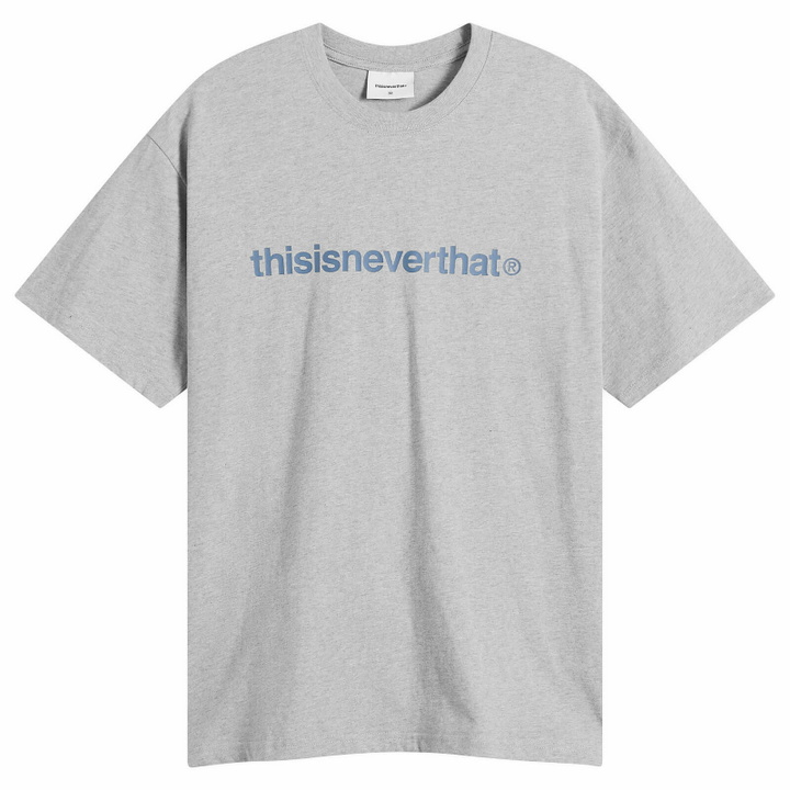 Photo: thisisneverthat Men's T-Logo T-Shirt in Dark Grey