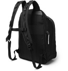 Moncler - Gimont Logo-Print Grosgrain-Trimmed Canvas Backpack - Black