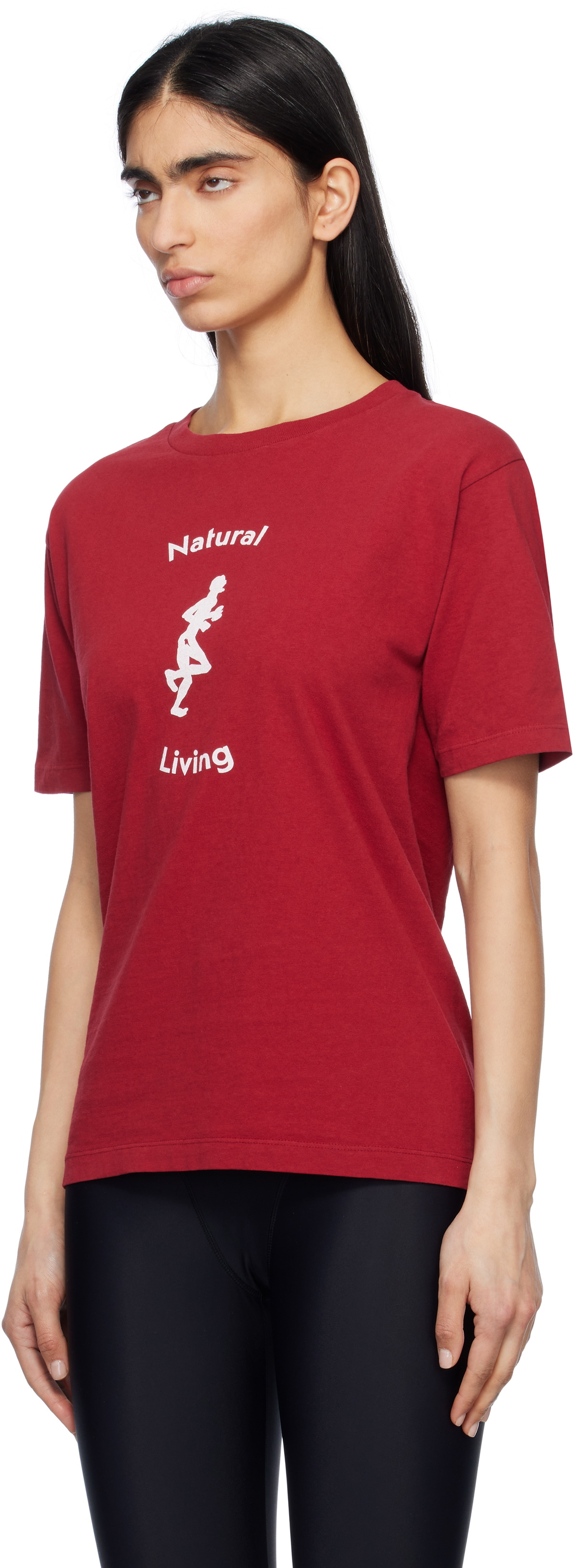 District Vision Red California Cotton T-shirt