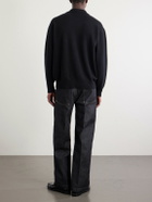 Margaret Howell - Merino Wool and Cashmere-Blend Polo Shirt - Black