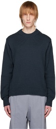 Acne Studios Navy Crewneck Sweater