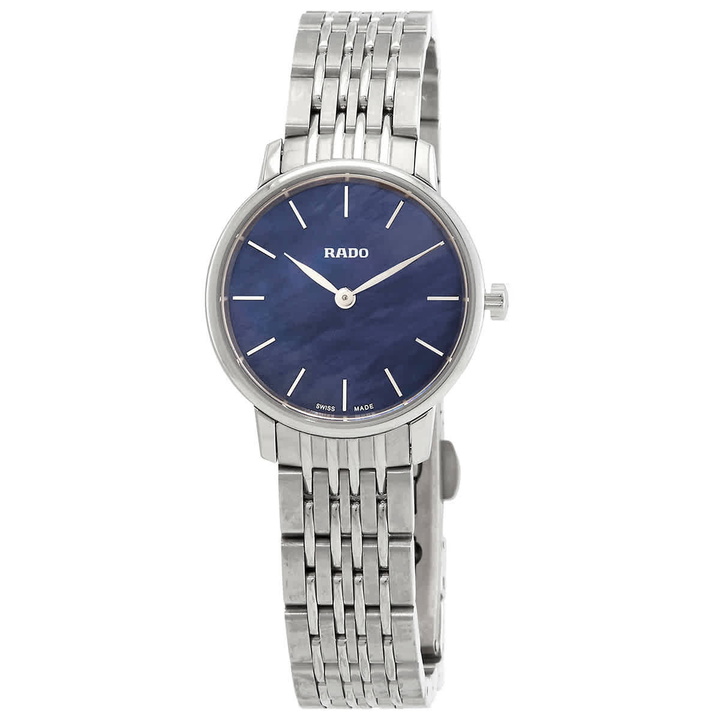 Photo: Rado Coupole Classic Quartz Blue Mother of Pearl Dial Ladies Watch R22897913