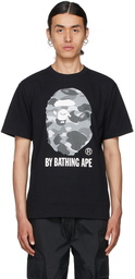 BAPE Black & Grey Color Camo 'By Bathing Ape' T-Shirt