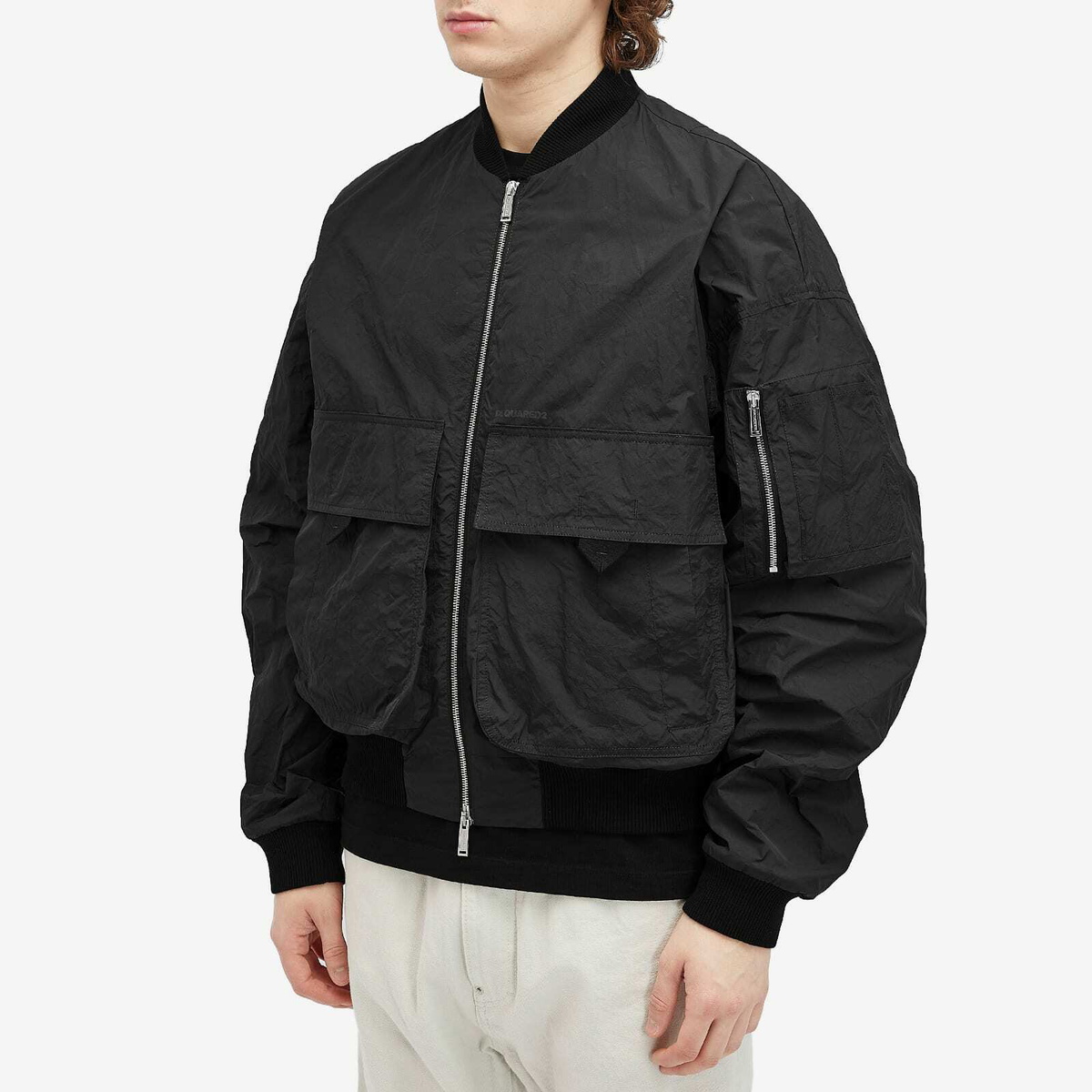 Dsquared2 Men's Superlight 80's Bomber Jacket in Black