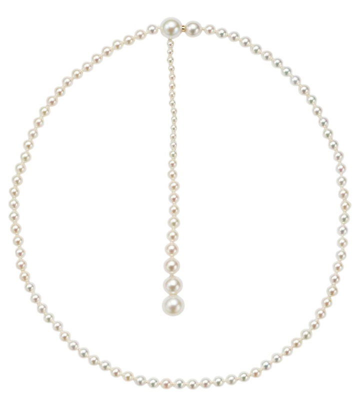 Photo: Sophie Bille Brahe La Belle Moon 14kt gold necklace with pearls