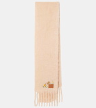 Loewe x Suna Fujita Bunny mohair-blend scarf