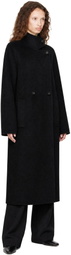 LISA YANG Black Doublé Button Coat