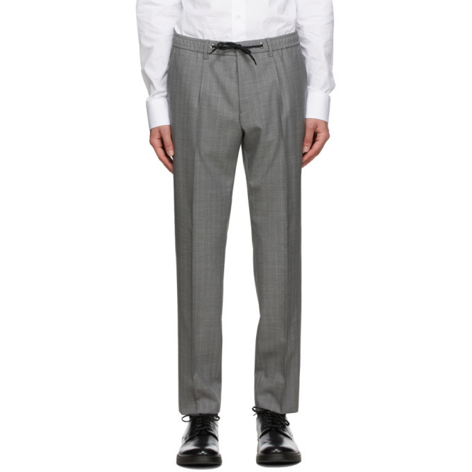 Photo: Boss Grey Pinstripe Bardon Trousers