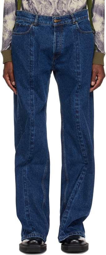 Photo: Y/Project Blue Classic Wire Jeans