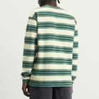 Bound Men's Eucalyptus Stripe Long Sleeve T-Shirt in Green Stripe