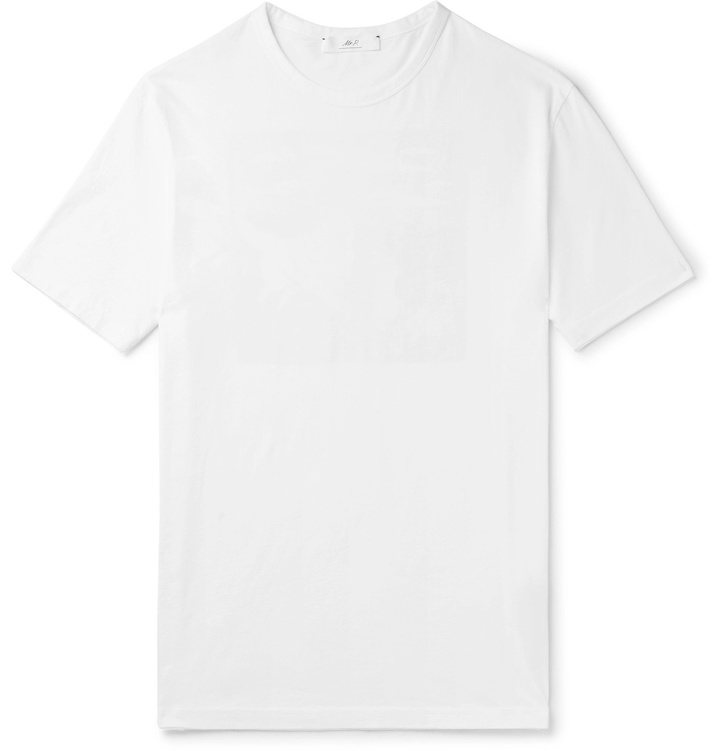 Photo: Mr P. - MR PORTER Health In Mind Printed Cotton-Jersey T-Shirt - White