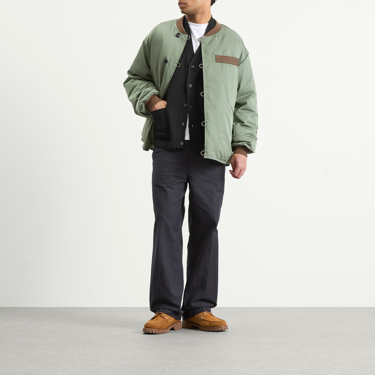 Visvim Men's Selmer Cardigan in Black