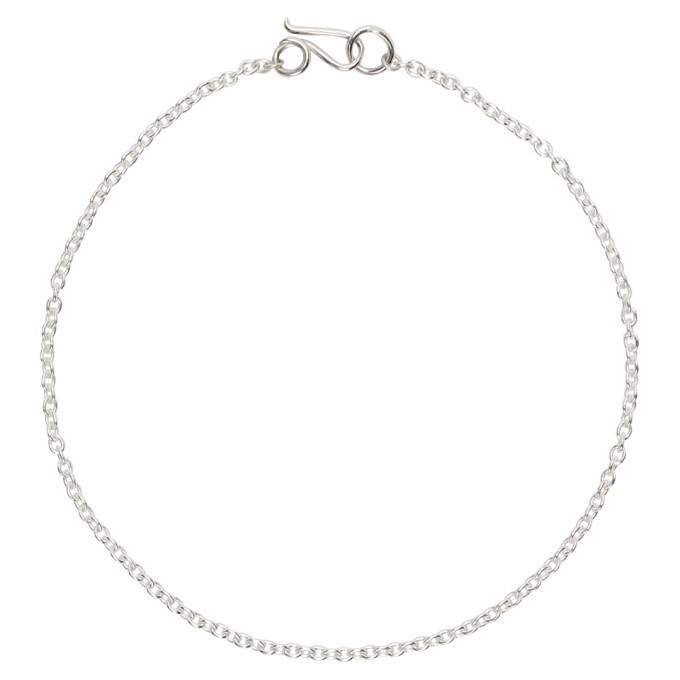 Sapir Bachar Silver Loop Clasp Necklace
