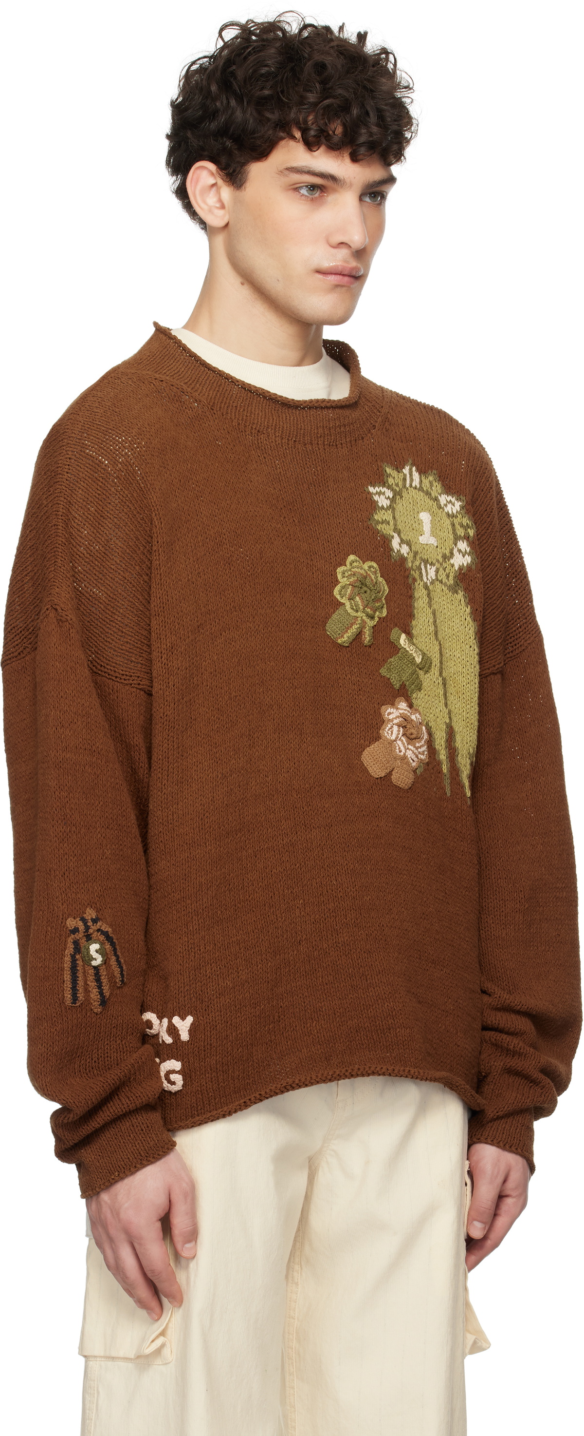 Story mfg. Brown Twinsun Rollneck Sweater