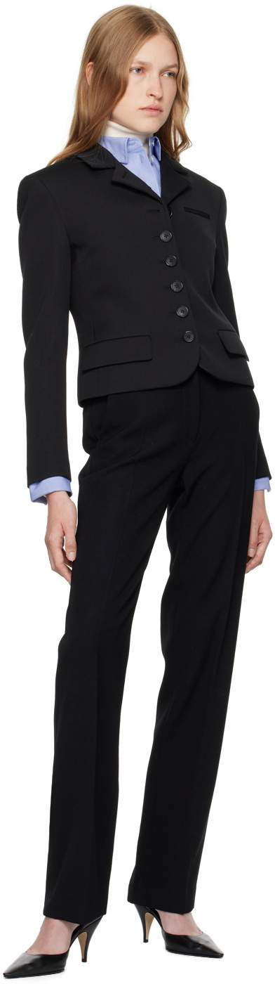 【国内発送】THE ROW ジャケット Fletcher wool blazer The Row Black Fletcher Blazer The Row