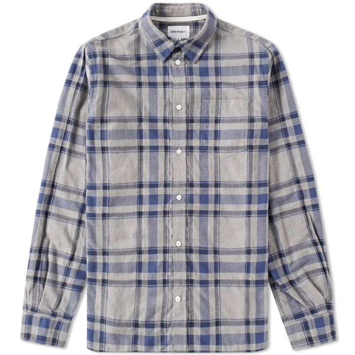 Photo: Norse Projects Hans Brushed Check Shirt