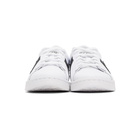 Converse White and Black Pro Leather OX Low Sneakers