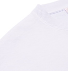 Acne Studios - Oversized Logo-Print Cotton-Jersey Sweatshirt - Men - Lilac