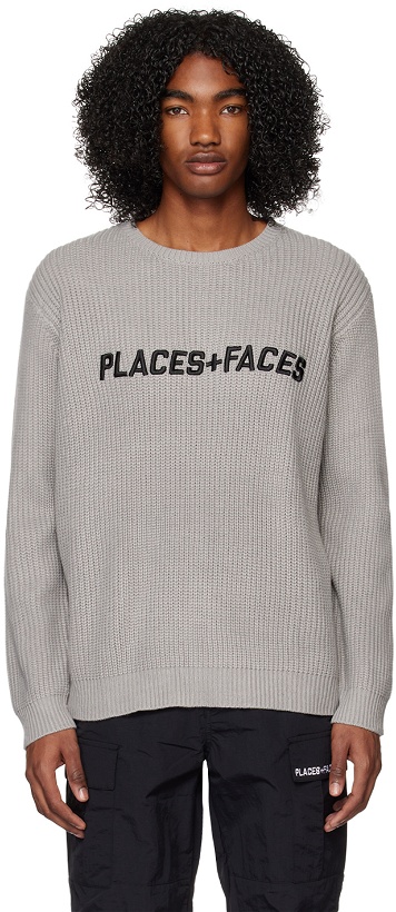 Photo: PLACES+FACES Gray Heavy Sweater