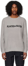 PLACES+FACES Gray Heavy Sweater