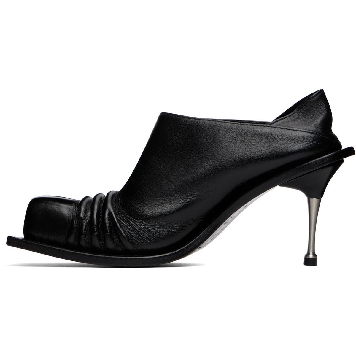 FIDAN NOVRUZOVA Black Convertible Mule Heels