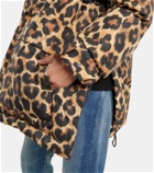 Sacai - Leopard-print puffer jacket