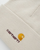 Carhartt WIP American Script Beanie Beige Mens Beany