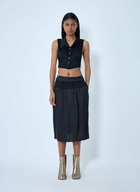 Maison Margiela Topstitching Midi Skirt
