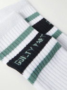 Wacko Maria - Skater Striped Ribbed Cotton-Blend Socks