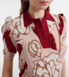 La DoubleJ Pumped Up floral polo sweater