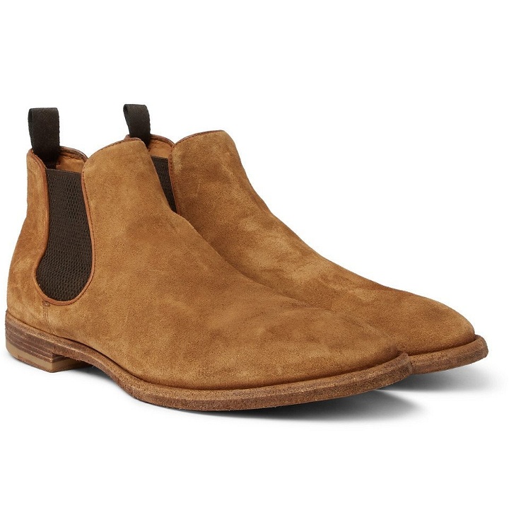 Photo: Officine Creative - Princeton Suede Chelsea Boots - Men - Dark brown