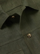 Kingsman - Valstar Linen Shirt Jacket - Green