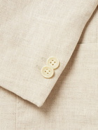 Mr P. - Slim-Fit Unstructured Linen Suit Jacket - Neutrals