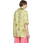 Acne Studios Yellow Botanical Print Shirt