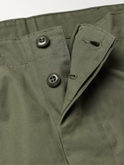 THE REAL MCCOY'S - Cotton-Poplin Cargo Trousers - Green