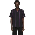 Saturdays NYC Black Canty Stripe Shirt