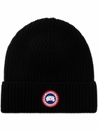 CANADA GOOSE - Logo Wool Beanie