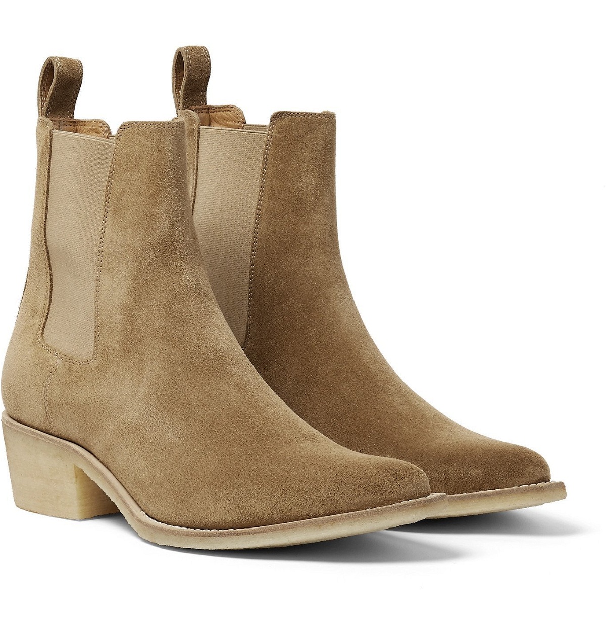 Photo: AMIRI - Suede Chelsea Boots - Brown