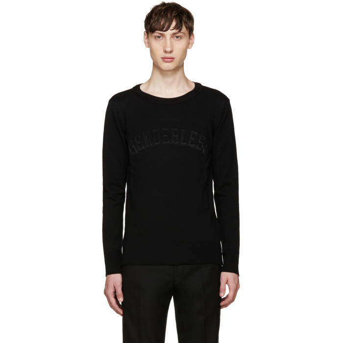 Genderless Sweaters Juun.J Black Genderless Sweater Juun.J