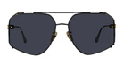 Linda Farrow Amar - Matt Nickel / Yellow Gold Sunglasses