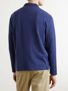 Hartford - Cotton-Fleece Rugby Shirt - Blue
