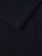 Guest In Residence - Off Duty Unstructured Wool and Cashmere-Blend Blazer - Blue