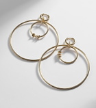 Spinelli Kilcollin Echo 18kt gold hoop earrings with diamonds