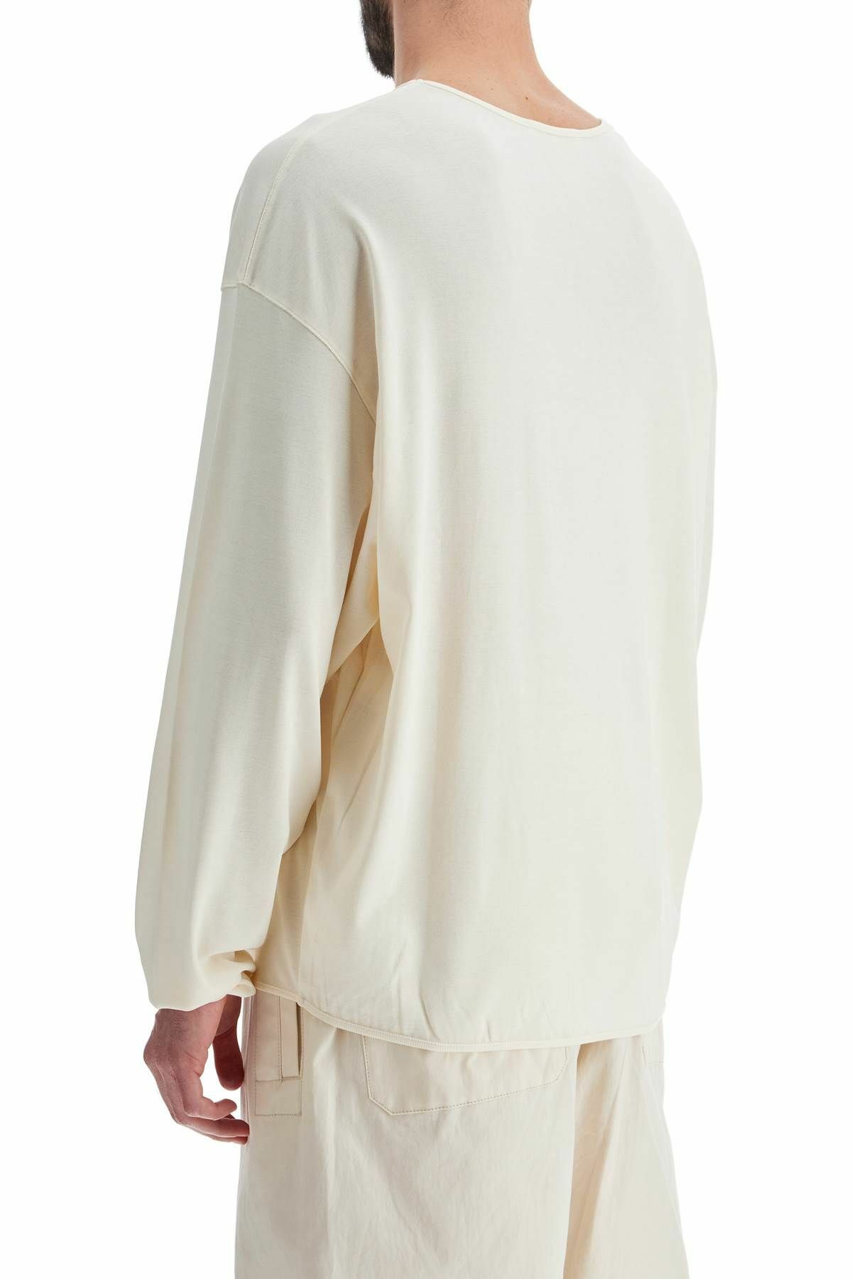 LEMAIRE long-sleeved relaxed fit t White Lemaire
