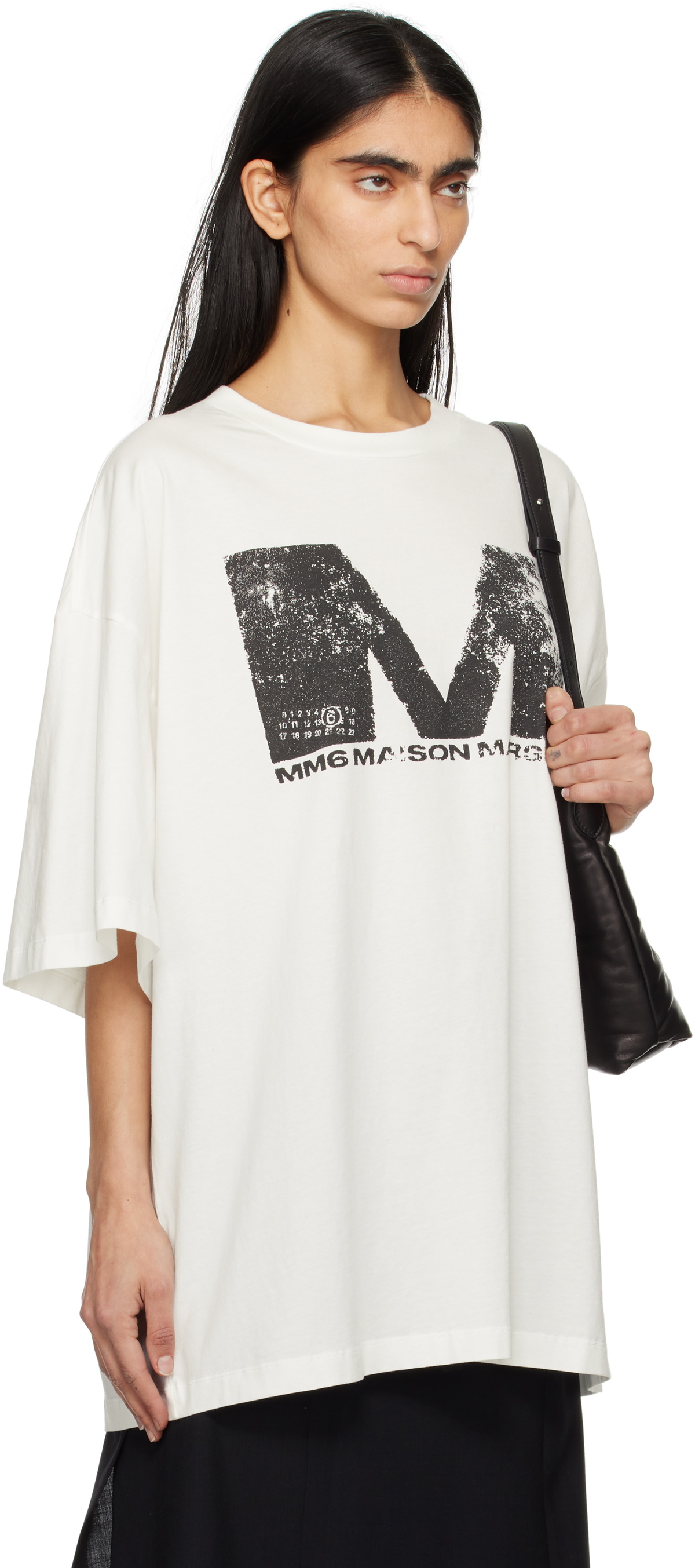 MM6 Maison Margiela ロゴコットンTシャツ/white MM6 Maison Margiela]T-SHIRT/WHITE(SH2GC0024-M20108) – R&Co.