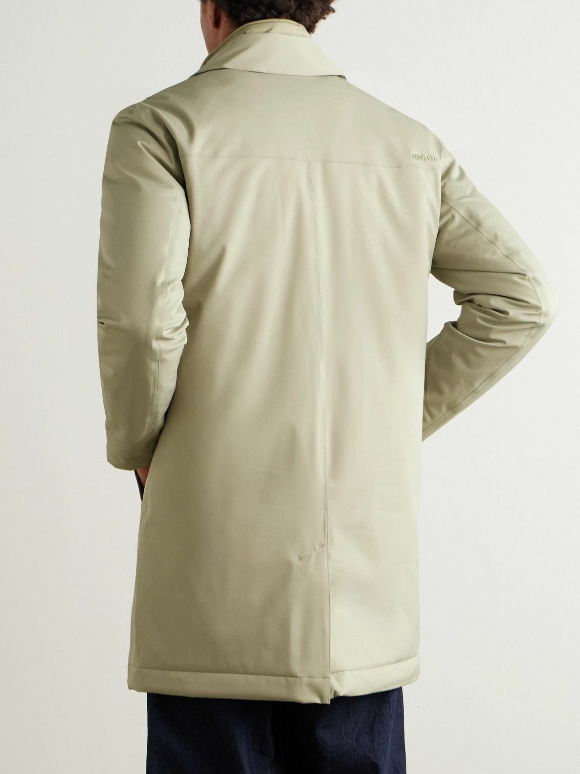 NN07 - Blake 8240 Coated-Twill Trench Coat - Neutrals