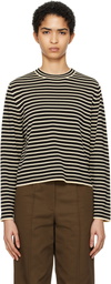 Cordera Black & White Organic Cotton Striped T-shirt