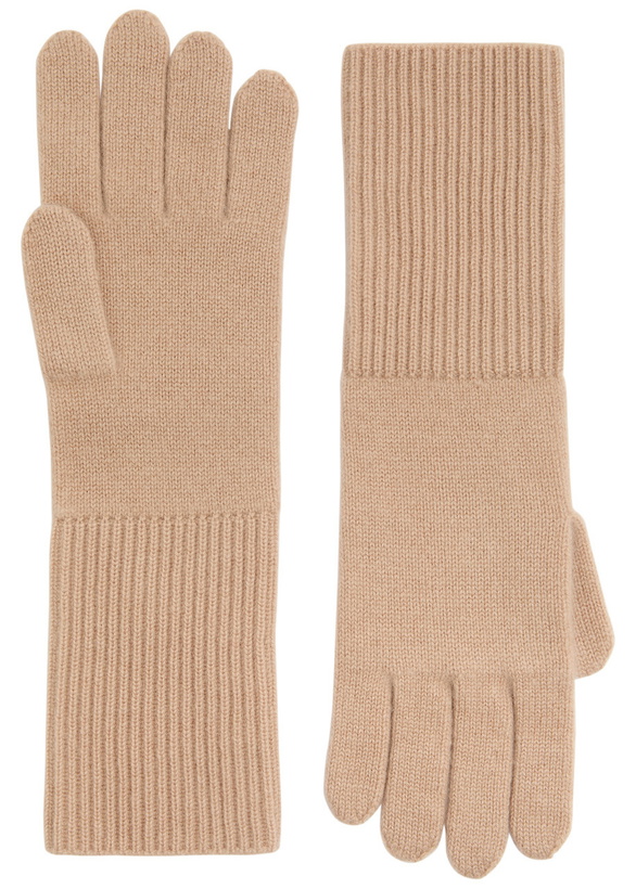 Photo: Loop Cashmere Cashmere Gloves - Taupe - One Size