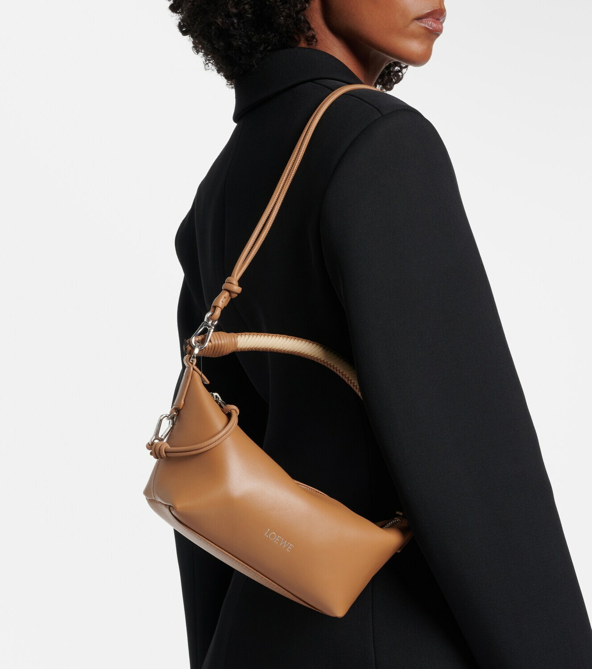 Loewe Cala Small leather top-handle bag